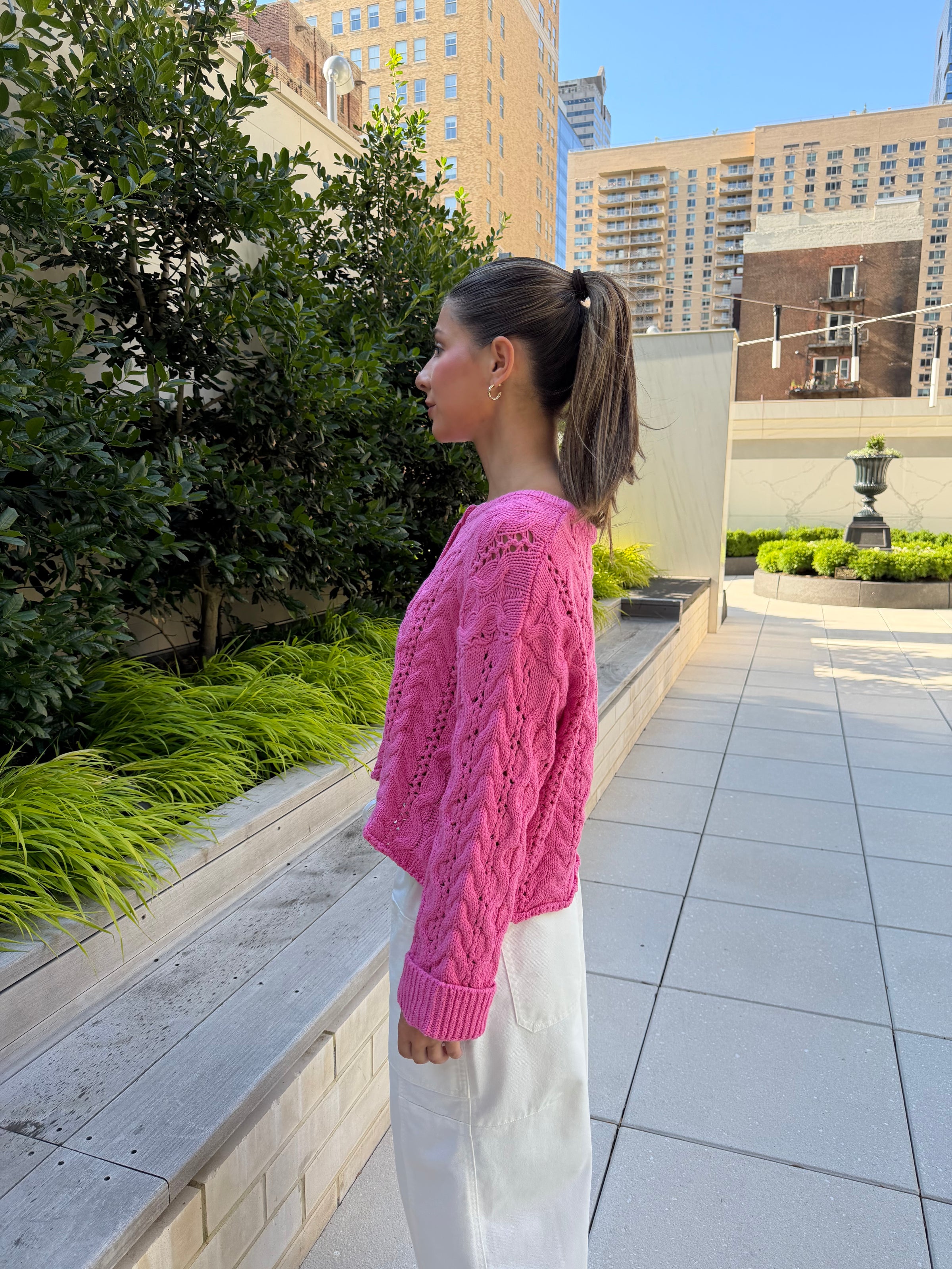 Kira Sweater Pink | Shopella