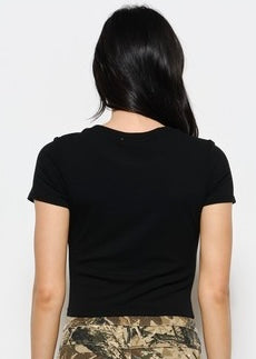 Martini Beaded T-Shirt