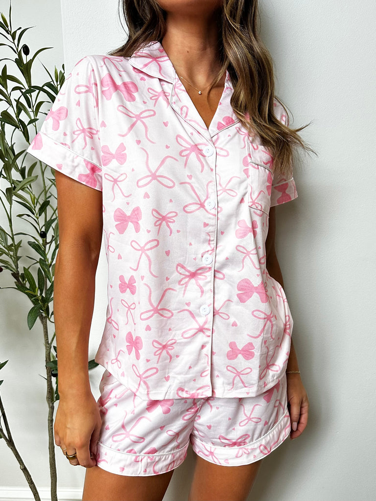 Bow Pajama Set